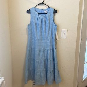 London Times Size 14 Blue Dress